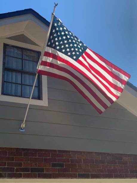 istock Patriotic American Flag 1187198618