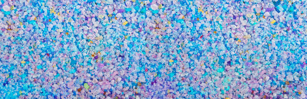 istock Aromatic bath salt close-up. Background and texture. Panorama. 1187203696