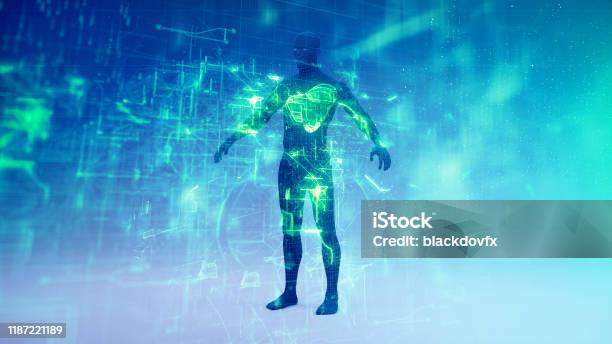Digital Abstract Technology Examples Digital Abstract Technology Background Stock Photo - Download Image Now ...
