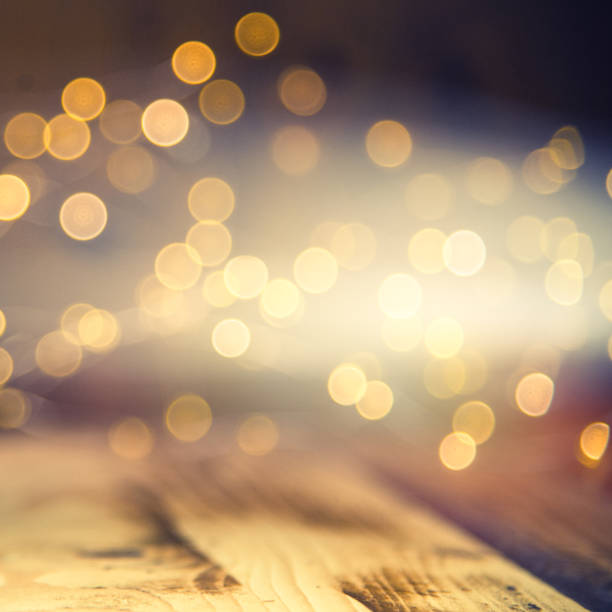 istock Wooden Floor and Defocused Lights 1187229296