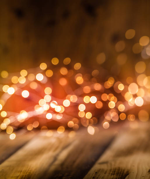 istock Wooden Floor and Defocused Lights 1187230220