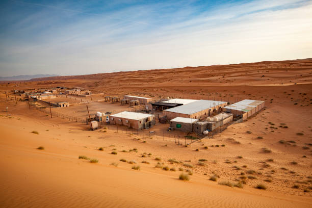 istock desert camp at wahiba sands desert, oman 1187231815