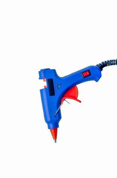 istock A small blue and red glue gun 1187232773