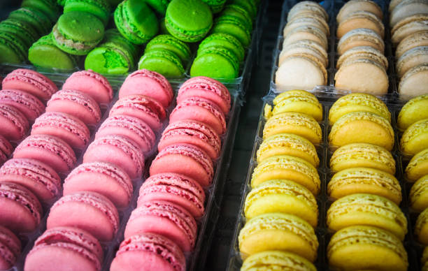 istock Colorful Macaroon Cookies 1187235024