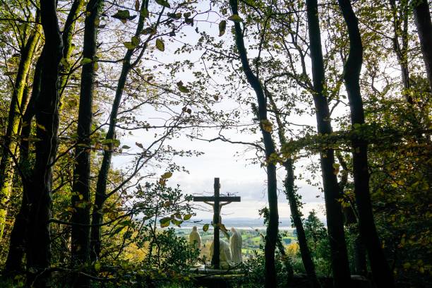 istock Crucifix at Cratloe Woods 1187244482