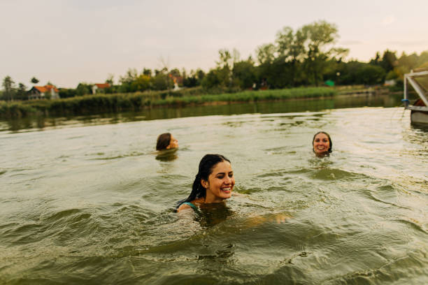 istock Swimming in a lake 1187248018