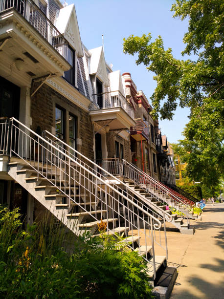 istock House's stairs Montreal 1187257853