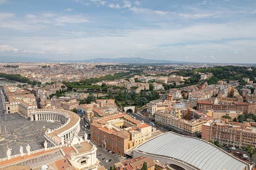 Rome city view in Italy