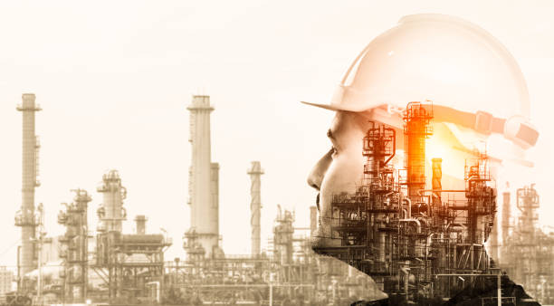 istock Future factory plant and energy industry concept. 1187265821