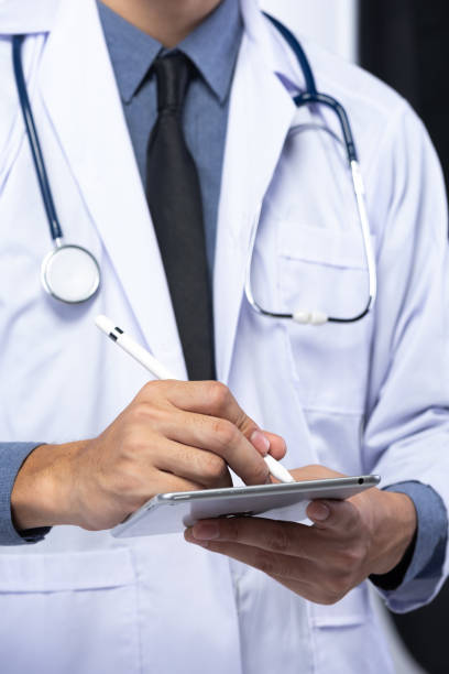 istock Doctor's portrait on white background, Medical concepts 1187278502