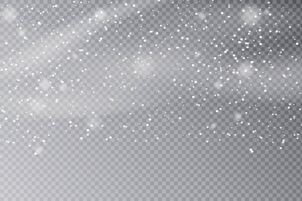 ilustraciones, imágenes clip art, dibujos animados e iconos de stock de fondo de superposición de nieve que cae. nevada invierno fondo de navidad. ilustración vectorial. - backgrounds black glitter multi colored