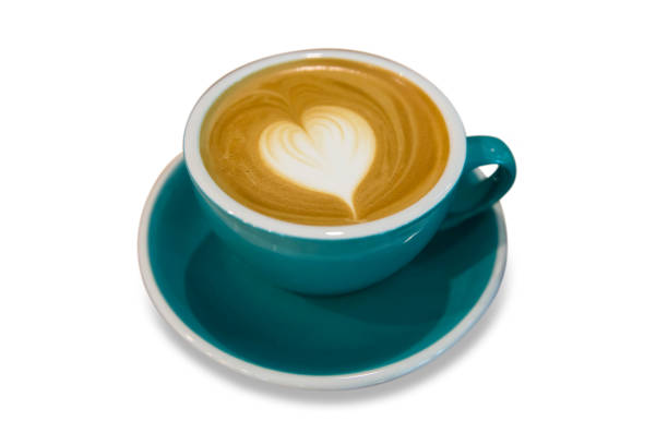 istock A cup of cappuccino coffee make in heart shape, focus   selective. 1187280608
