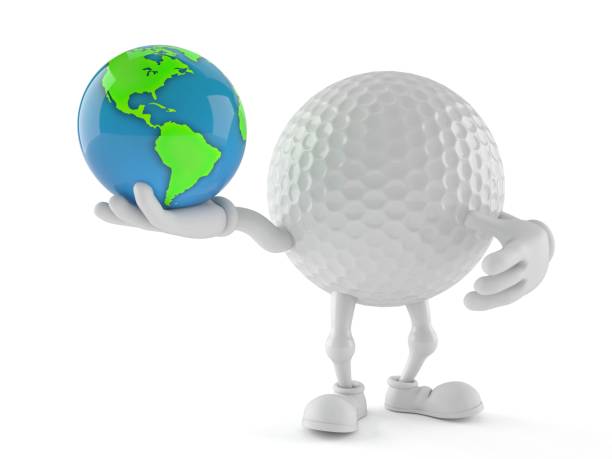 Golden Golf Ball