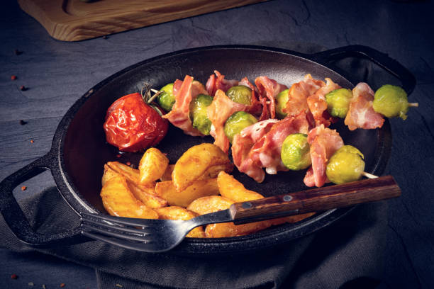 istock Brussels sprouts - Bacon - skewers with potato widgets 1187291452