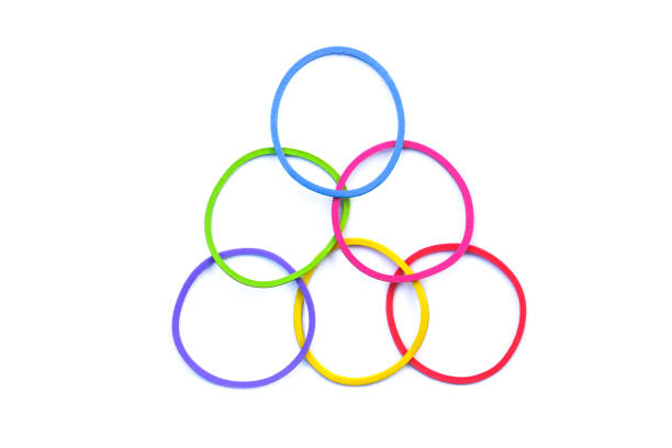 istock Elastic band rubber, Colored elastic rubber bands, Colored Rubber Bands 1187293417