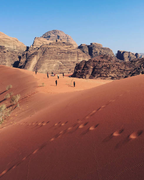istock Sand dunes in the desert 1187293430