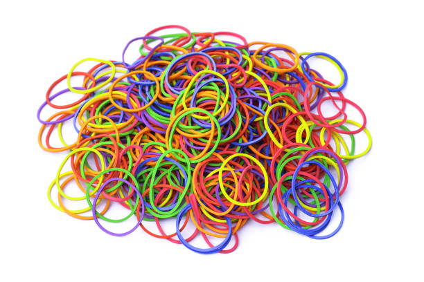istock Elastic band rubber, Colored elastic rubber bands, Colored Rubber Bands 1187293469