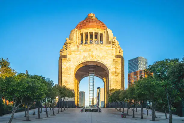 Monument to the Revolution, republic plaza, mexico city