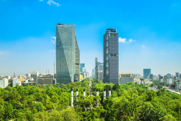 skyline of mexico city