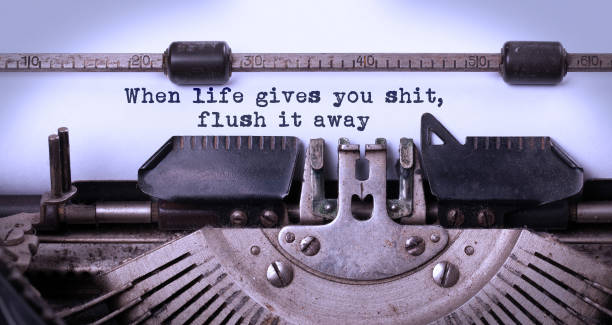istock When life gives you shit, flush it away 1187305174