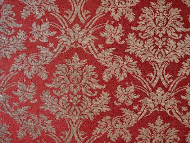 Graphic generated damask background