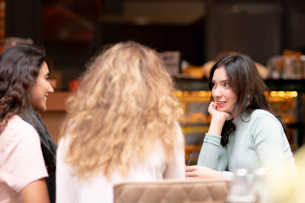 istock Friends together in a coffee shop. 1187312751