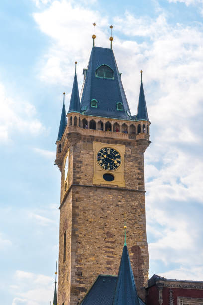 istock Medieval clock tower in old town of Prague. 1187322144