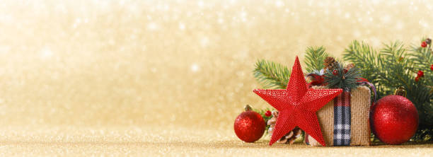 istock Christmas gift and ornaments 1187323347