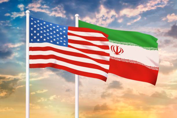 istock Relationship between the USA and the Iran 1187324971