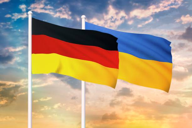 istock Relationship between the Germany and the Ukraine 1187325542