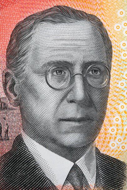 john flynn un ritratto da dollari australiani - john flynn foto e immagini stock