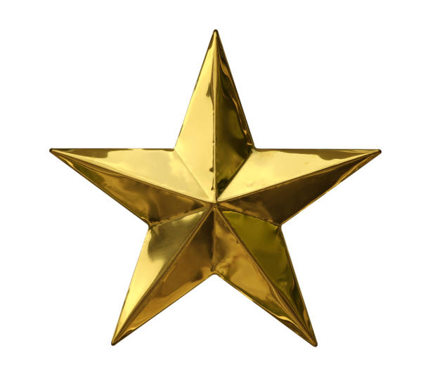istock Golden star christmas decoration 1187330418