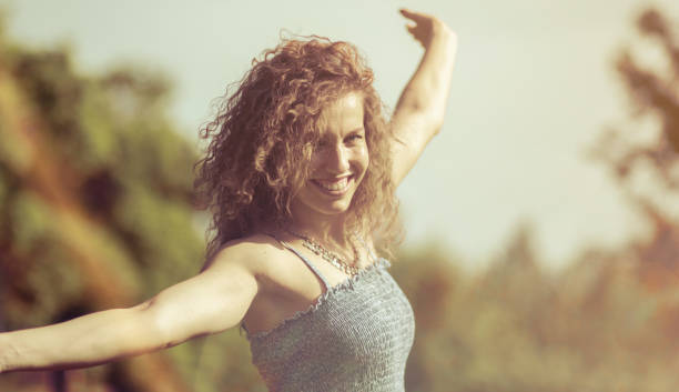 istock Spread your arms welcome the summer with a smile. 1187335282
