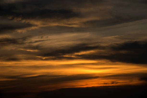 Beautiful sunset sky with clouds. Abstract sky.
