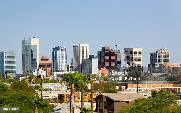 街はアリゾナ州フェニックスのダウンタウン - 商業地域のストックフォトや画像を多数ご用意 - 商業地域, アリゾナ州 フェニックス, 都市の全景