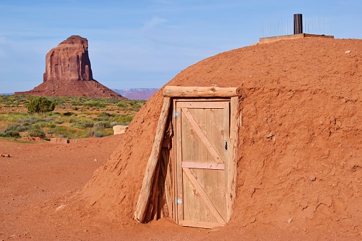 Traditional Navajo tribal house, Monument Valley Utah