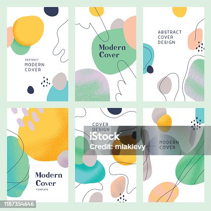 istock Abstract modern cover templates 1187354646