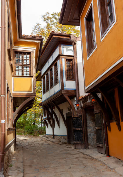 istock Plovdiv, Bulgaria, Old Town Revival Architecture 1187355908