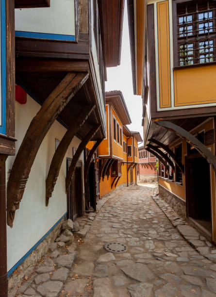 istock Plovdiv, Bulgaria, Old Town Revival Architecture 1187355939
