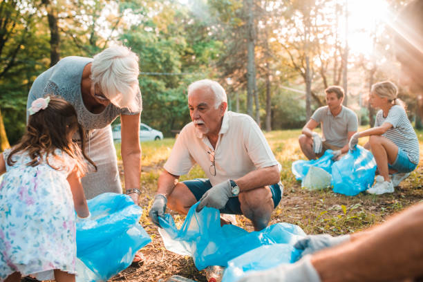 istock Family team of ecologists 1187356082