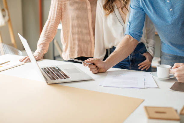 istock Businesspeople Working in Team 1187356567
