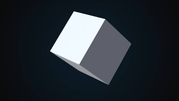 istock 3d render of transformation of a cube into small parts and restoration. Computer generated abstract background 1187358381