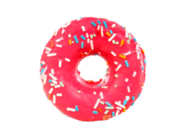 istock Tasty round pink sweet 1187359340