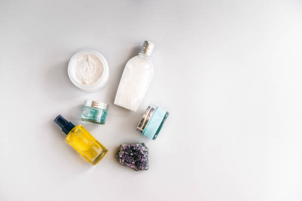 istock Skincare beauty products from above 1187362287