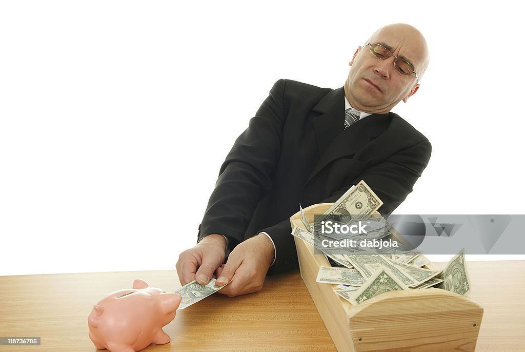 Hombre con dinero - Foto de stock de Abundancia libre de derechos