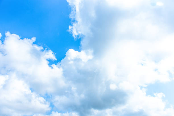 istock Blue sky white cloud white background. Beautiful sky and clouds in the afternoon. 1187370815