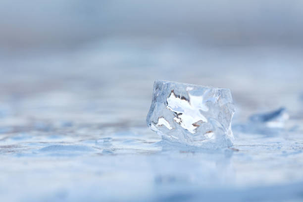 istock A piece of ice in nature. 1187381899