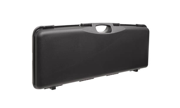 istock black plastic case for gun isolated on white background 1187388396