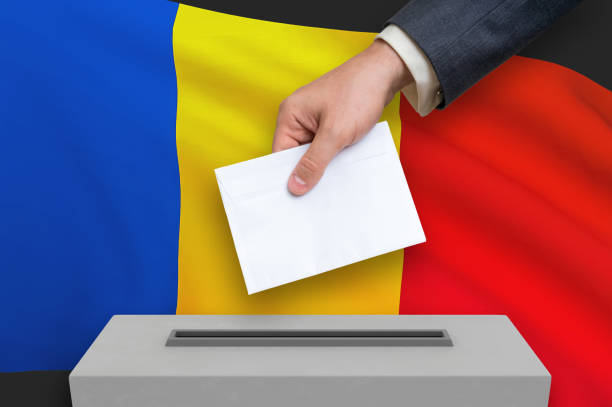 istock Election in Romania - voting at the ballot box 1187391689