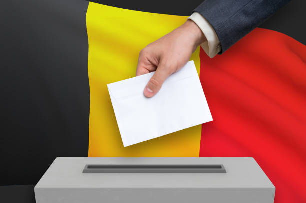 istock Election in Belgium - voting at the ballot box 1187391840